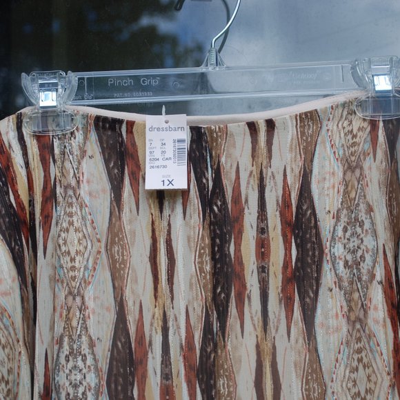 NWT Dress Barn Plus Glimmer Skirt - Picture 5 of 7